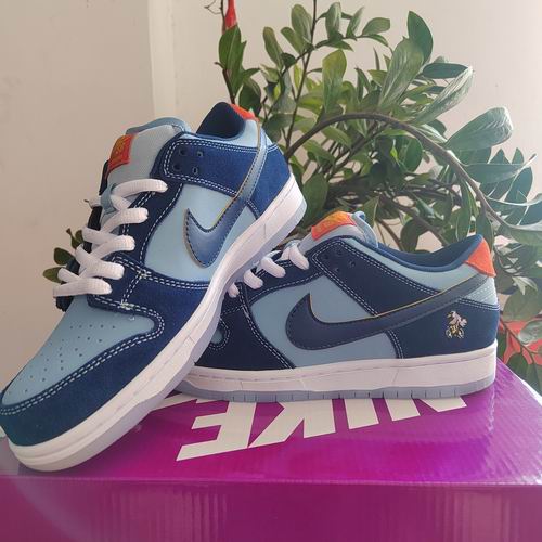 Cheap Nike Dunk Shoes Wholesale Men and Women Skateboarding Chicken Blue-135 - Click Image to Close